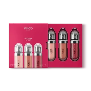 پک سه عددی لیپ گلاس کیکو میلانو مدل Glossy Lip 03